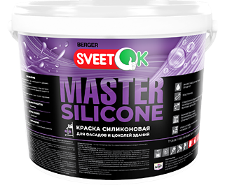 MASTER SILICONE<br> Краска силиконовая для фасадов и цоколей зданий