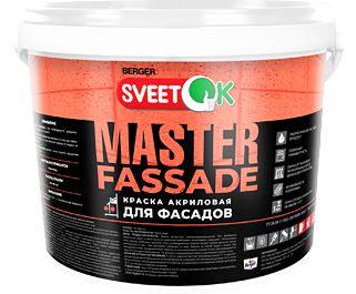 MASTER FASSADE<br> Краска акриловая для фасадов